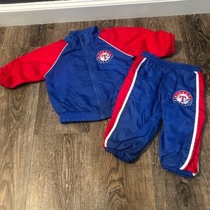 Texas ranger baby wind breaker